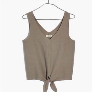 Madewell V-Neck Ribbed Slightly Cropped Tank